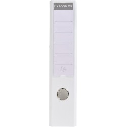 Exacompta - Réf. 918402B - 1 Classeur à levier A4 - Dos 75 mm - Mécanique 80 mm - Dimensions extérieures : 31,8 x 28,4 x 8 cm - 