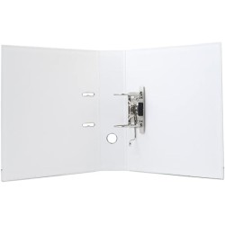 Exacompta - Réf. 918402B - 1 Classeur à levier A4 - Dos 75 mm - Mécanique 80 mm - Dimensions extérieures : 31,8 x 28,4 x 8 cm - 