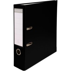 Exacompta - Réf. 918401B - 1 Classeur à levier A4 - Dos 75 mm - Mécanique 80 mm - Dimensions extérieures : 31,8 x 28,4 x 8 cm - 
