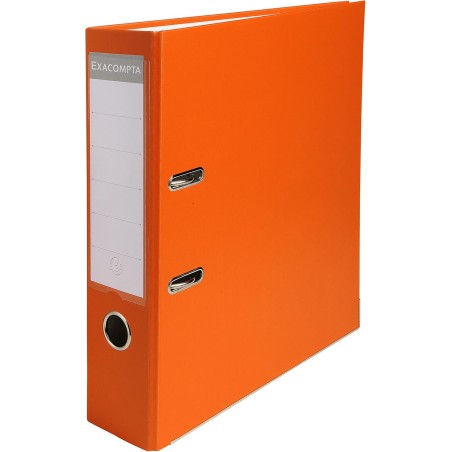 Exacompta - réf. 918414b - 1 classeur à levier a4 - dos 75 mm - mécanique 80 mm - dimensions extérieures : 31,8 x 28,4 x 8 cm - 