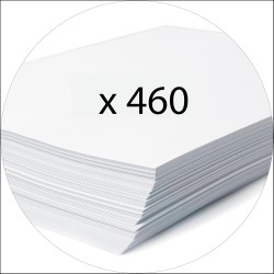 Exacompta - réf. 915400B - Carton de 20 classeurs à levier A4 - Dos de 50 mm - Mécanique 50 mm - Dimensions extérieures : Long 3
