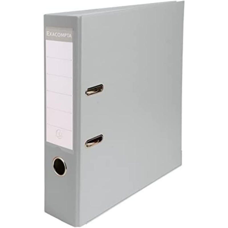 Exacompta - Réf. 918416B - Carton de 20 classeurs à levier A4 - Dos 80 mm - Mécanique 80 mm - Dimensions extérieures : 32 x 29 x