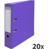 Exacompta - Réf. 918417B - Carton de 20 classeurs à levier A4 - Dos 75 mm - Mécanique 80 mm - Dimensions extérieures : 32 x 29 x