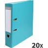 Exacompta - Réf. 918413B - Carton de 20 classeurs à levier A4 - Dos 75 mm - Mécanique 80 mm - Dimensions extérieures : 31,8 x 28