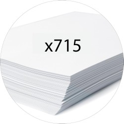 Exacompta - réf.918400B - Carton de 20 classeurs à levier A4 - Dos de 75 mm - Mécanique 80 mm - Dimensions extérieures : 31,8 x 