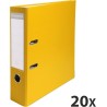 Exacompta - Réf. 918404B - Carton de 20 classeurs à levier A4 - Dos 75 mm - Mécanique 80 mm - Dimensions extérieures : 31,8 x 28