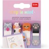 Legami - Marque-page autocollants Keep in Mind, 80 marque-page autocollants (20 x 4), autocollants inscriptibles et amovibles, t