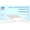 Jansen - A4 2x125 microns Pochettes de plastification brillantes, Pack de 100 - L'emballage peut varier
