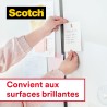 Scotch Crystal Ruban Adhésif Transparent, 1 Rouleau sur le Dévidoir Manuel 19 mm x 25 m - Ruban Adhésif Transparent à Usage Géné