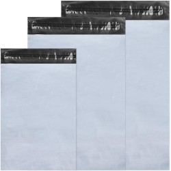 120Pcs enveloppe plastique expedition L/M/S mix, emballage colis vetement, pochette envoie vinted, Autoadhésive sachet Colis, Op