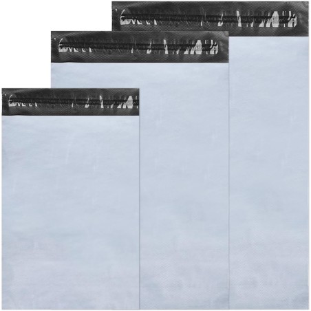 120Pcs enveloppe plastique expedition L/M/S mix, emballage colis vetement, pochette envoie vinted, Autoadhésive sachet Colis, Op