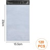 120Pcs enveloppe plastique expedition, emballage colis vetement, pochette envoie vinted, Autoadhésive sachet Colis, Opaques sac,