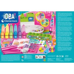 Clementoni | L’Atelier Des Fluos – Kit Créatif Pour Enfants 6 Ans+ | Crée Et Personnalise 6 Surligneurs | Activité DIY Fournitur