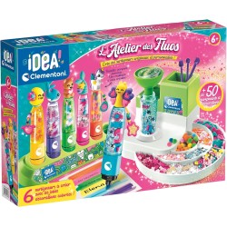Clementoni | L’Atelier Des Fluos – Kit Créatif Pour Enfants 6 Ans+ | Crée Et Personnalise 6 Surligneurs | Activité DIY Fournitur