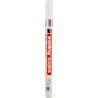 edding 4085 1 Marqueur craie liquide - blanc - pointe ronde 1-2 mm - feutre craie effacable pour écrire sur les vitres,le verre 
