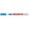 edding 4085 Marqueur craie liquide - bleu clair - 1 feutre craie liquide - pointe ronde 1-2mm - feutre craie effacable pour écri