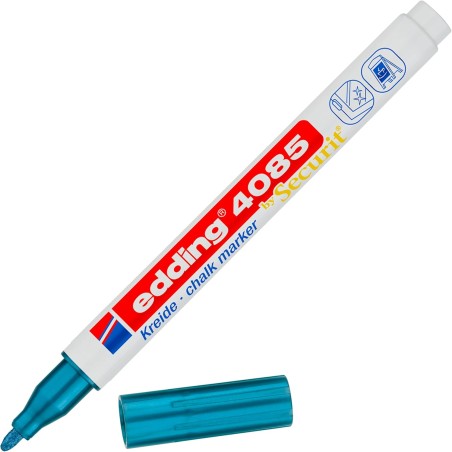 4085 Marqueur craie liquide 4085. Couleur bleu métallisé. Pointe fine
