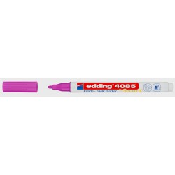 edding 4085 Marqueur craie liquide - rose - 1 feutre craie liquide - pointe ronde 1-2mm - feutre craie effacable pour écrire sur