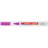 edding 4085 Marqueur craie liquide - rose - 1 feutre craie liquide - pointe ronde 1-2mm - feutre craie effacable pour écrire sur