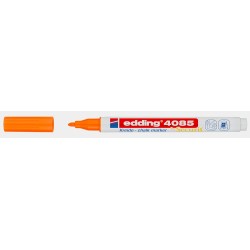 Edding 4085 marqueur craie liquide - orange fluorescent - 1 feutre craie liquide - 1-2 mm - feutre craie effacable pour écrire s