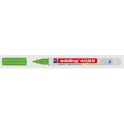 edding 4085 Marqueur craie liquide - vert métallisé - 1 feutre craie liquide - 1-2 mm - feutre craie effacable pour écrire sur l