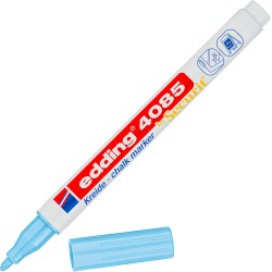 4085 Marqueur craie liquide 4085. Couleur bleu pastel. Pointe fine