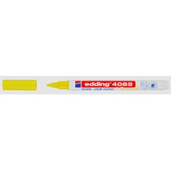 edding 4085 Marqueur craie liquide - jaune pastel - 1 feutre craie liquide - 1-2 mm - feutre craie effacable pour écrire sur les