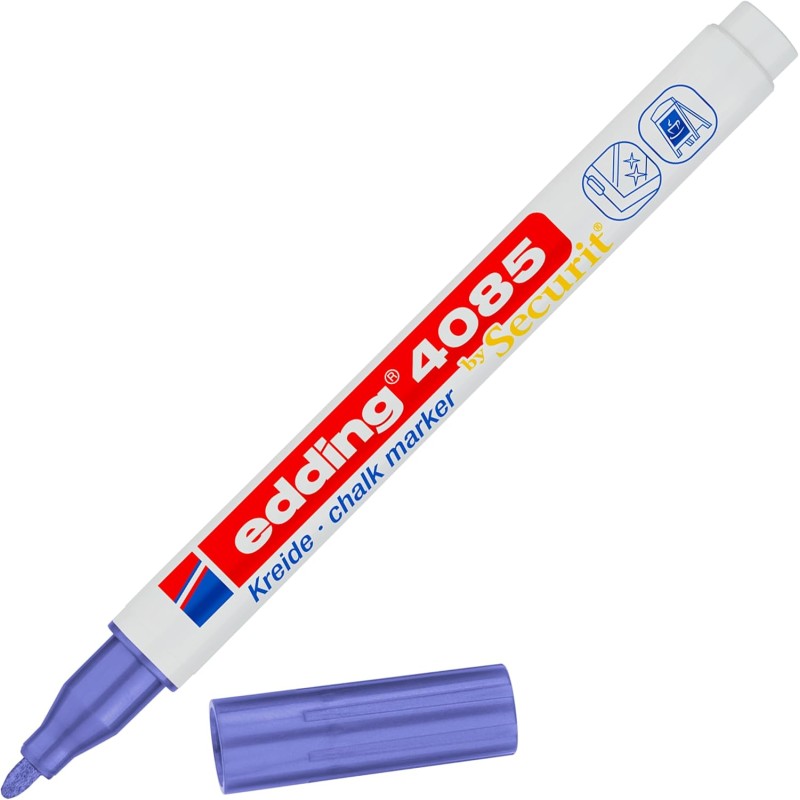 4085 Marqueur craie liquide 4085. Couleur violet métallisé. Pointe fine