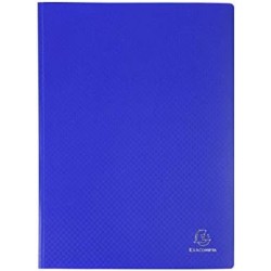 Exacompta - Réf. 8860E - 1 Protège-documents OPAK - 60 pochettes cristal lisse - 120 vues - pour format A4 - dimensions 24 x 32 