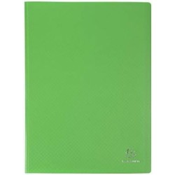 Exacompta - Réf. 8860E - 1 Protège-documents OPAK - 60 pochettes cristal lisse - 120 vues - pour format A4 - dimensions 24 x 32 