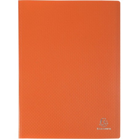 Exacompta - réf. 8864e - 1 protège-documents opak - 60 pochettes cristal lisse - 120 vues - pour format a4 - dimensions 24 x 32 