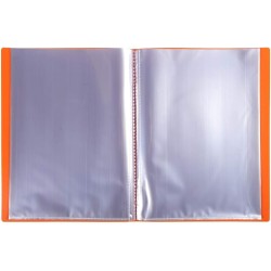 Exacompta - réf. 8864e - 1 protège-documents opak - 60 pochettes cristal lisse - 120 vues - pour format a4 - dimensions 24 x 32 