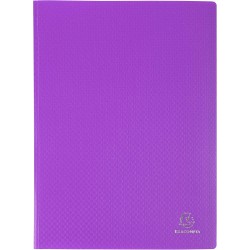 Exacompta - Réf. 8866E - 1 Protège-documents OPAK - 60 pochettes cristal lisse - 120 vues - pour format A4 - dimensions 24 x 32 