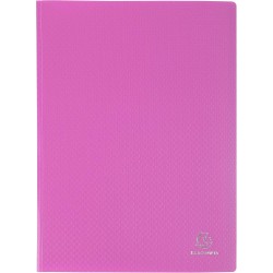Exacompta - Réf. 88327E - 1 Protège-documents OPAK - 30 pochettes cristal lisse - 60 vues - pour format A4 - dimensions 24 x 32 
