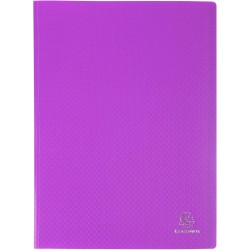 Exacompta - Réf. 8860E - Carton de 8 Protège-documents OPAK - 60 pochettes cristal lisse - 120 vues - pour format A4 - dimension