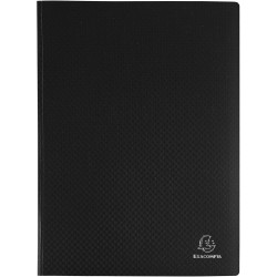 Exacompta - Réf. 8840E - Carton de 10 Protège-documents OPAK - 40 pochettes cristal lisse - 80 vues - pour format A4 - dimension