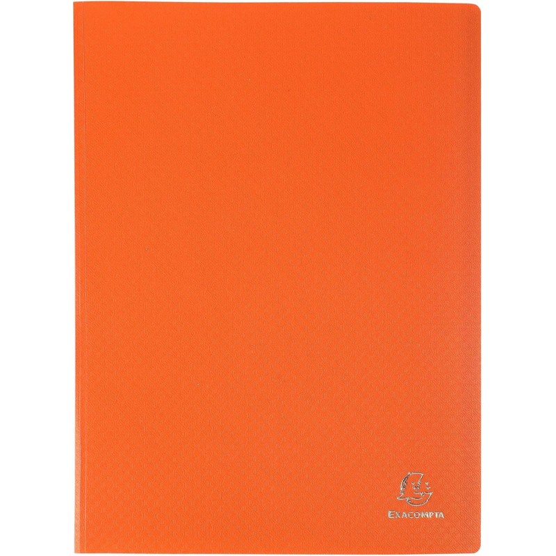 Exacompta - réf. 88224e - carton de 20 protège-documents opak - 20 pochettes cristal lisse - 40 vues - pour format a4 - dimensio