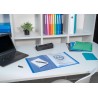 Exacompta - réf. 88224e - carton de 20 protège-documents opak - 20 pochettes cristal lisse - 40 vues - pour format a4 - dimensio