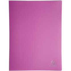 Exacompta - Réf. 8830E - 1 Protège-documents OPAK - 30 pochettes cristal lisse - 60 vues - pour format A4 - dimensions 24 x 32 c