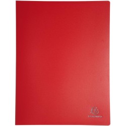 Exacompta - Réf. 8830E - 1 Protège-documents OPAK - 30 pochettes cristal lisse - 60 vues - pour format A4 - dimensions 24 x 32 c
