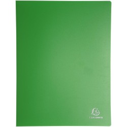 Exacompta - Réf. 8840E - 1 Protège-documents OPAK - 40 pochettes cristal lisse - 80 vues - pour format A4 - dimensions 24 x 32 c