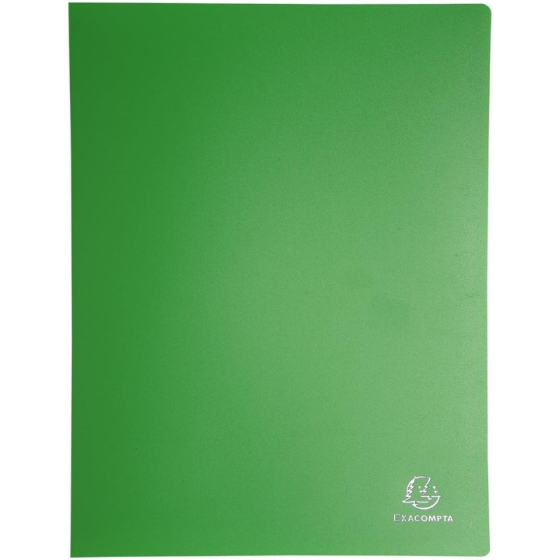 Exacompta - Réf. 8840E - 1 Protège-documents OPAK - 40 pochettes cristal lisse - 80 vues - pour format A4 - dimensions 24 x 32 c