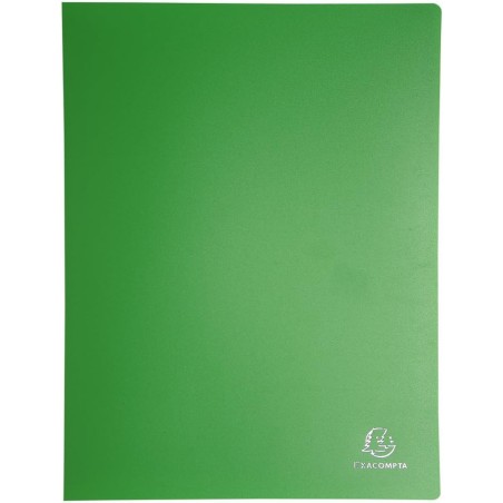 Exacompta - Réf. 8840E - 1 Protège-documents OPAK - 40 pochettes cristal lisse - 80 vues - pour format A4 - dimensions 24 x 32 c