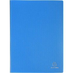 Exacompta - Réf. 8840E - 1 Protège-documents OPAK - 40 pochettes cristal lisse - 80 vues - pour format A4 - dimensions 24 x 32 c
