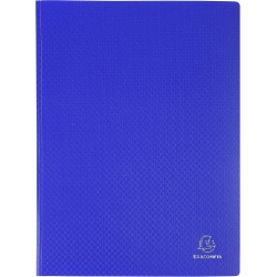 Exacompta - Réf. 8840E - 1 Protège-documents OPAK - 40 pochettes cristal lisse - 80 vues - pour format A4 - dimensions 24 x 32 c