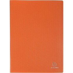 Exacompta - Réf. 8840E - 1 Protège-documents OPAK - 40 pochettes cristal lisse - 80 vues - pour format A4 - dimensions 24 x 32 c