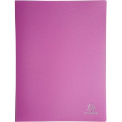 Exacompta - Réf. 8850E - 1 Protège-documents OPAK - 50 pochettes cristal lisse - 100 vues - pour format A4 - dimensions 24 x 32 