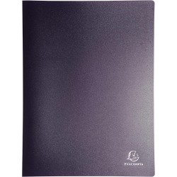 Exacompta - Réf. 8850E - 1 Protège-documents OPAK - 50 pochettes cristal lisse - 100 vues - pour format A4 - dimensions 24 x 32 