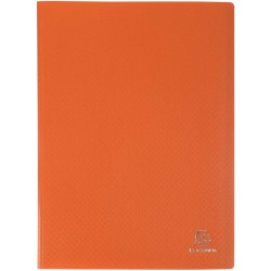 Exacompta - Réf. 88100E - 1 Protège-documents OPAK - 100 pochettes cristal lisse - 200 vues - pour format A4 - dimensions 24 x 3