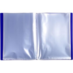 Exacompta - Réf. 88100E - 1 Protège-documents OPAK - 100 pochettes cristal lisse - 200 vues - pour format A4 - dimensions 24 x 3